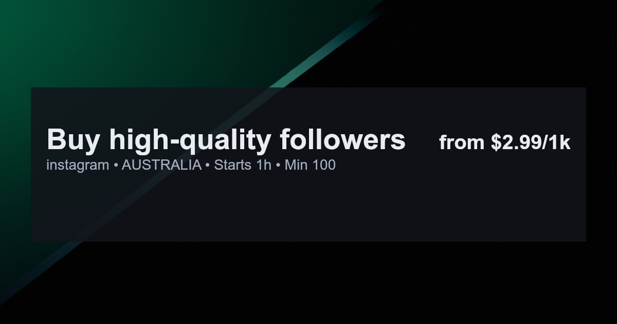 instagram followers australia