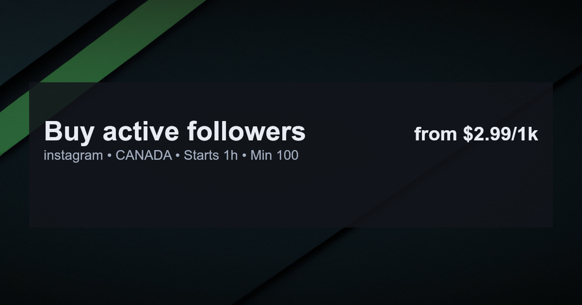 instagram followers canada