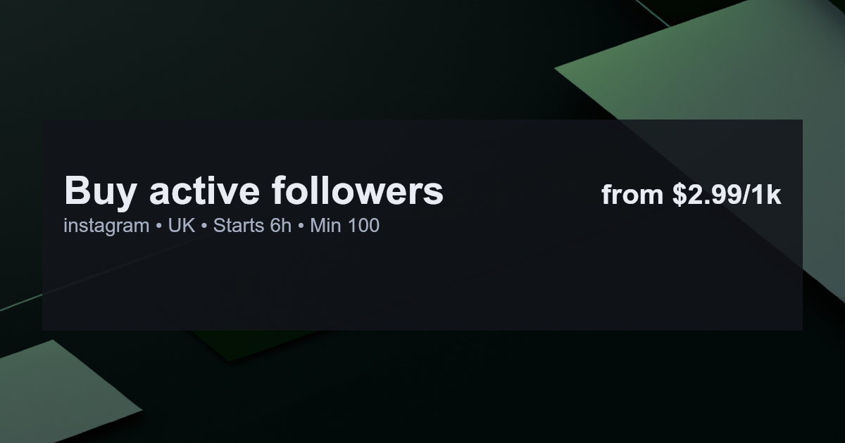 instagram followers uk