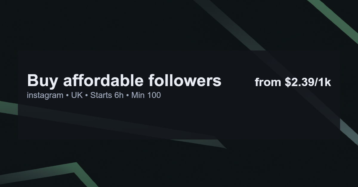 instagram followers uk