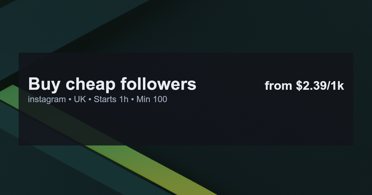 instagram followers uk