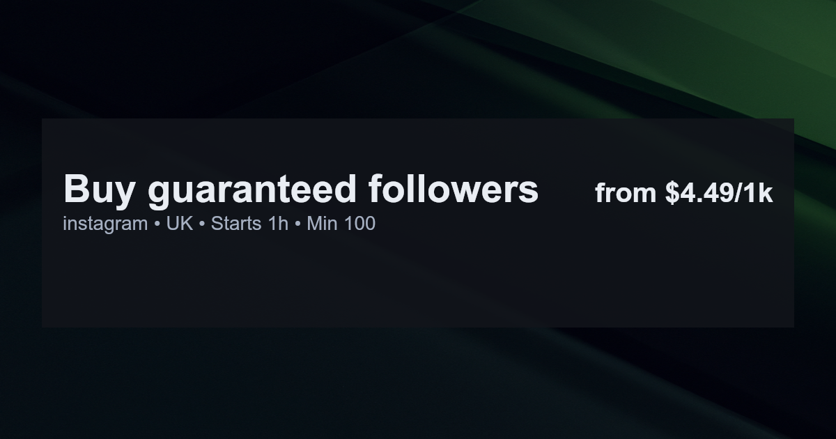 instagram followers uk